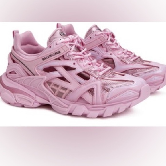 Balenciaga Light Pink Athletic Shoes